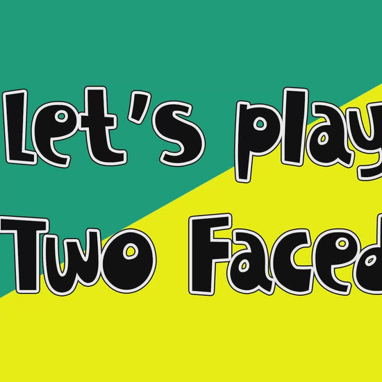 A video explaining how to play Two Faced the party board game