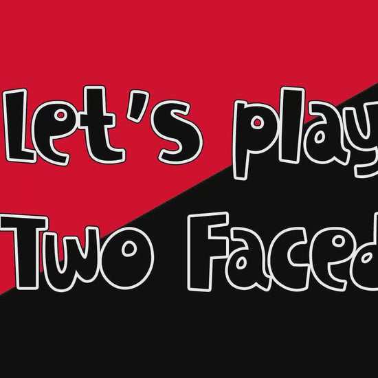 A video explaining the rules of Two Faced Party Game for Adults